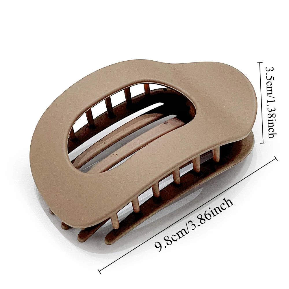 Stylische Haarklammer Leopardenmuster matt für einfachen Halt