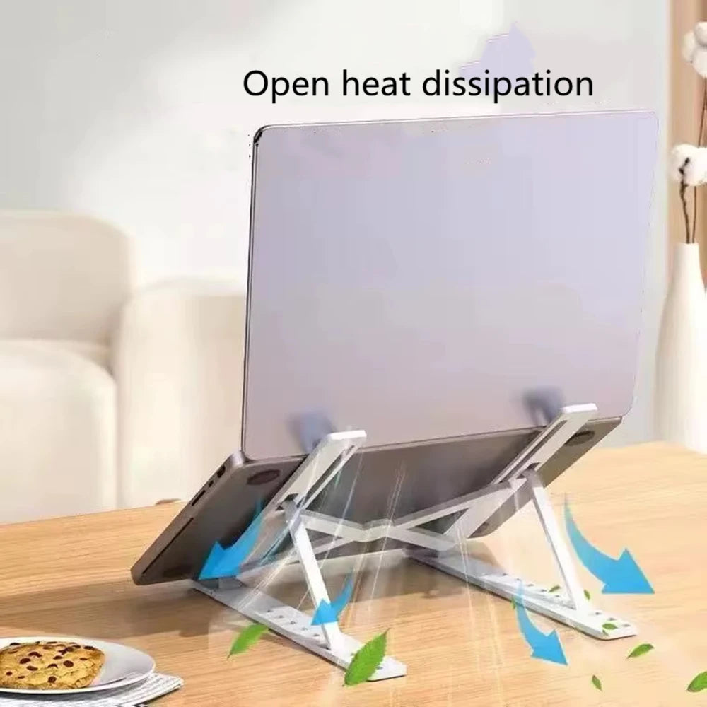 Faltbarer Laptop Ständer – Ergonomische Notebook Tablet Halterung mit Kühlung