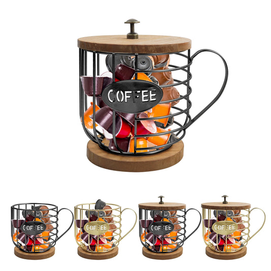 Praktischer Kaffeepadhalter für K-Tassen zur geordneten Aufbewahrung - Yabubest - Home & More