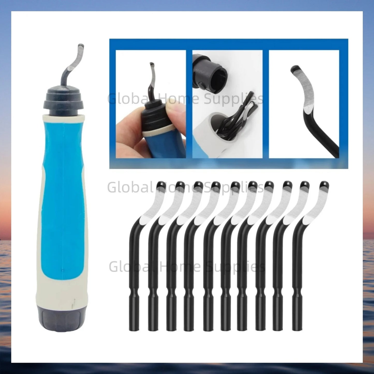 NG1000 Entgratungs-Reibahlenwerkzeug-Set mit Schwenkblättern für Sanitär