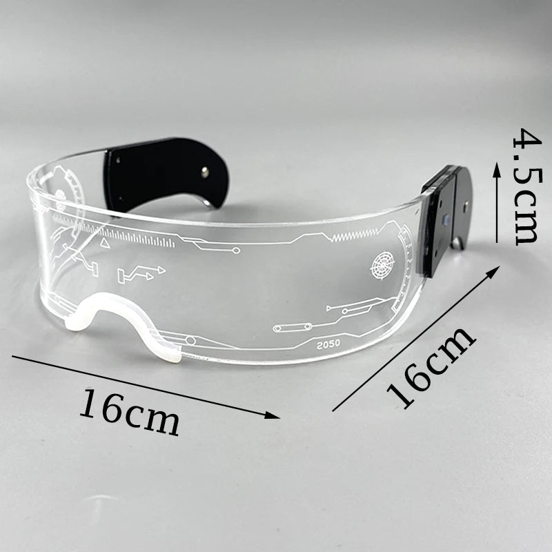 Leuchtende LED Brille mit Farbwechsel für unvergessliche Partys