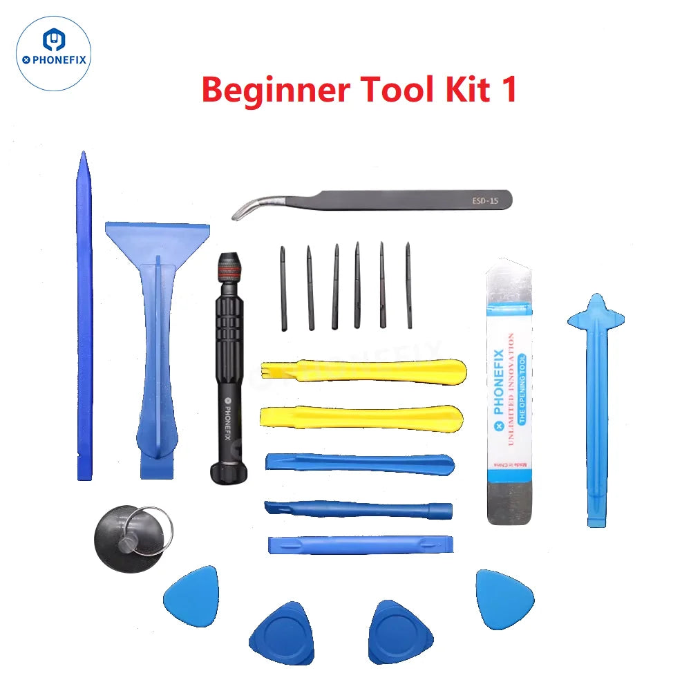 Professionelles Reparaturset mit Schraubendreher Hebel Saugnapf für iPhone