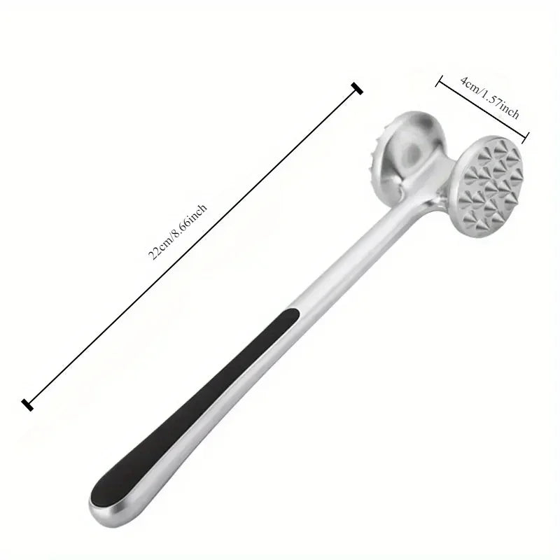 Fleischklopferhammer aus Metall mit multifunktionalem Design für Küche