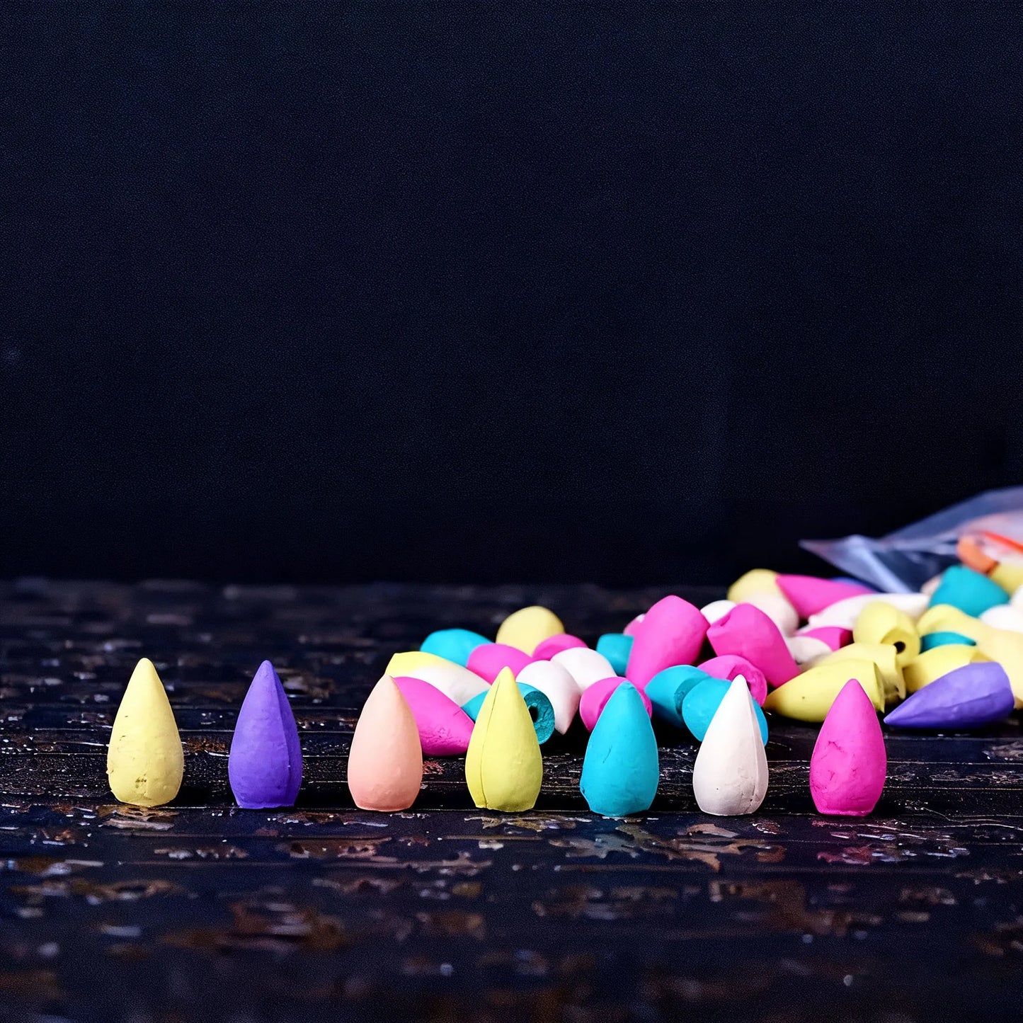 Natürliche Rückfluss Räucherkegel 50 Stück für Wohlbefinden und Entspannung