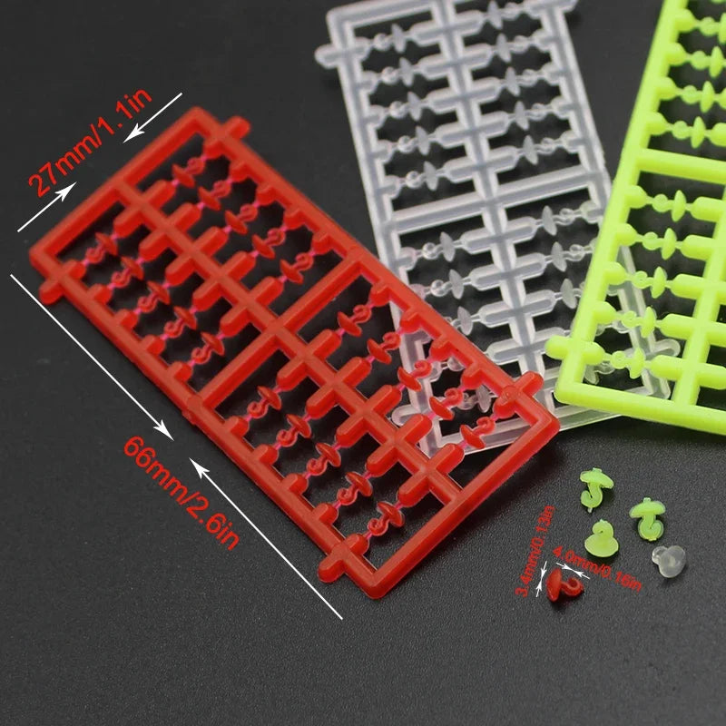 10er Pack Karpfenstopper für Boilies Pellets Mais Haar-Rig Angelzubehör