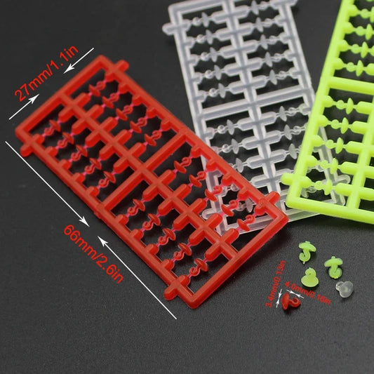 10er Pack Karpfenstopper für Boilies Pellets Mais Haar-Rig Angelzubehör