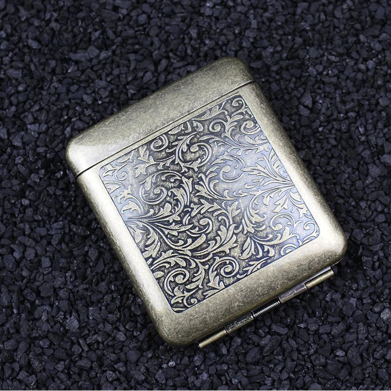 Metall Zigarettenetui mit Adler Muster für 20 Zigaretten