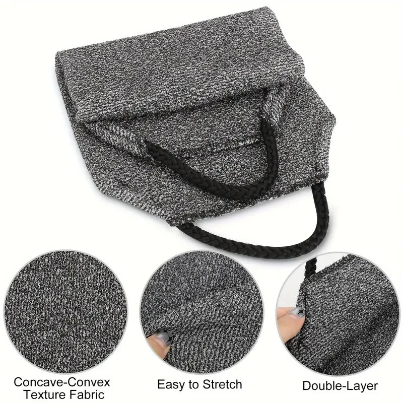 Sanftes Doppelseitiges Körperpeeling mit Nylon Netz Gurt