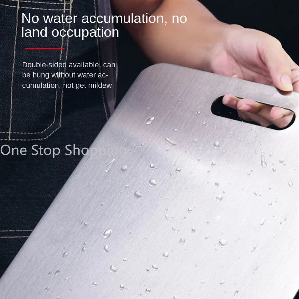 Edelstahl Schneidebrett Set mit mehreren Größen und leicht zu reinigen