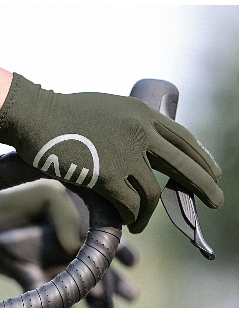 Fahrradhandschuhe Vollfinger mit Gelpolsterung | Touchscreen & Fleece-Yabubest - Home & More