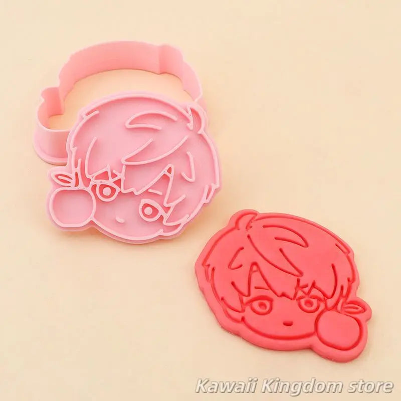 Keksform mit Anime Rändelwerkzeug für kreative Kekse