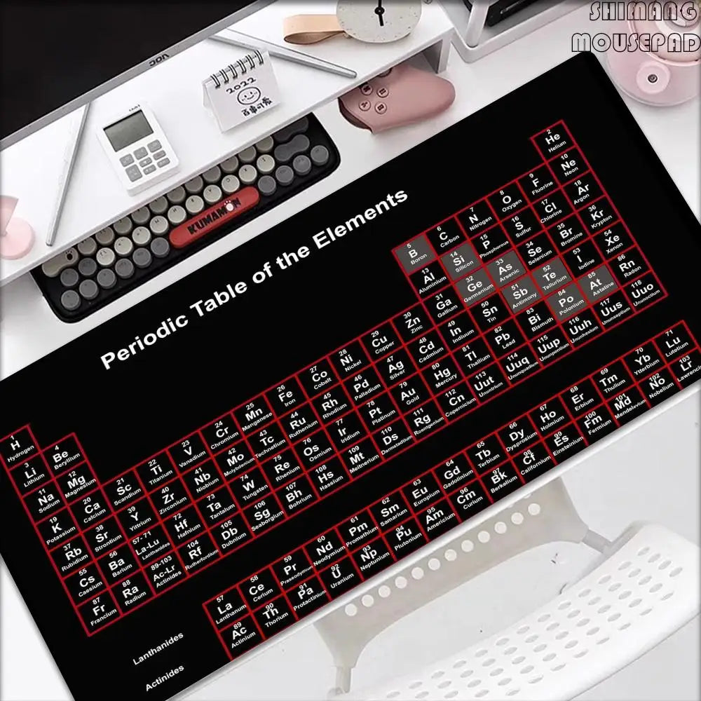 Periodensystem Elemente Mauspad XXL Gaming Zubehör-Yabubest - Home & More