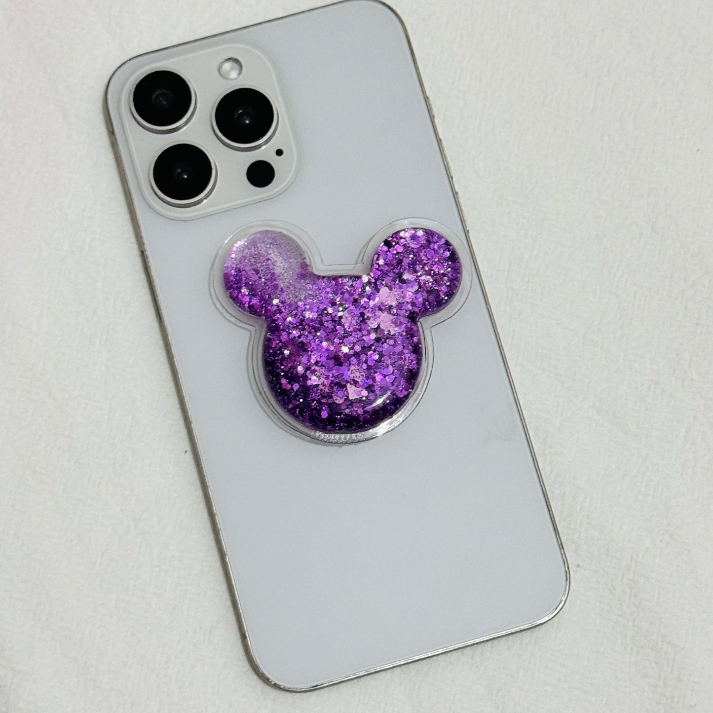 Süßer weicher Blingbling Maus Handyhalter erweiterbar für iPhone Samsung Hüllen-Yabubest - Home & More