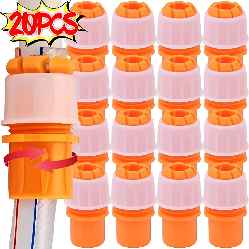 Universal Wasserhahn Adapter Orange – 20-24 mm, schnell - dicht verbinden