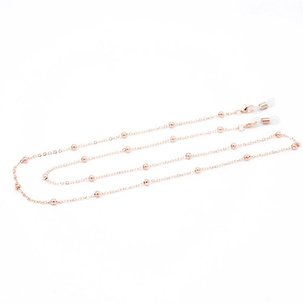 Metall Brillenkette Unisex Perlen Strap für Sonnenbrillen Lesen Brillen