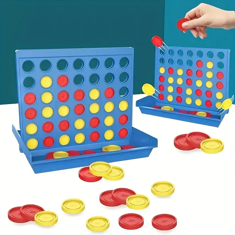 Familienzeit - Denkspaß: 4-in-1 Brettspiel Vier in einer Reihe ab 7 Jahren
