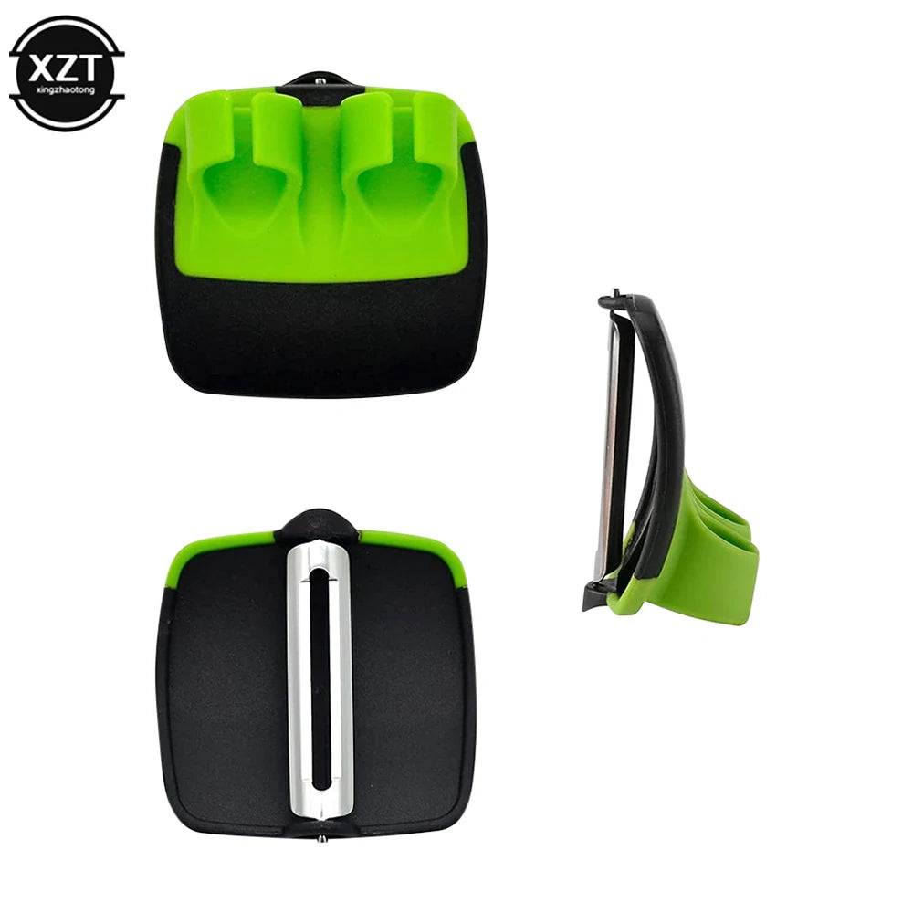 Multifunktionaler Gemüseschäler mit Edelstahlklinge und ergonomischem Griff