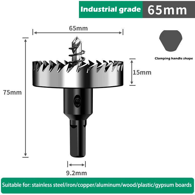 12-100mm HSS Lochsägen Set für Metall Holz Kunststoff