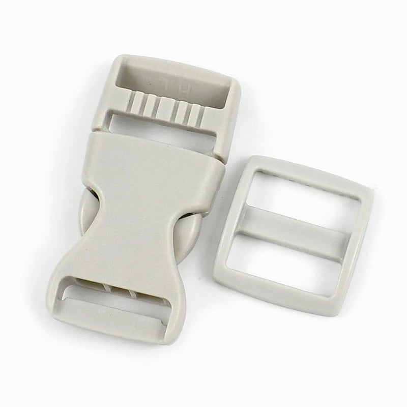 Vielseitige Kunststoff Schnallen & Karabinerhaken Sets – Größen wählbar