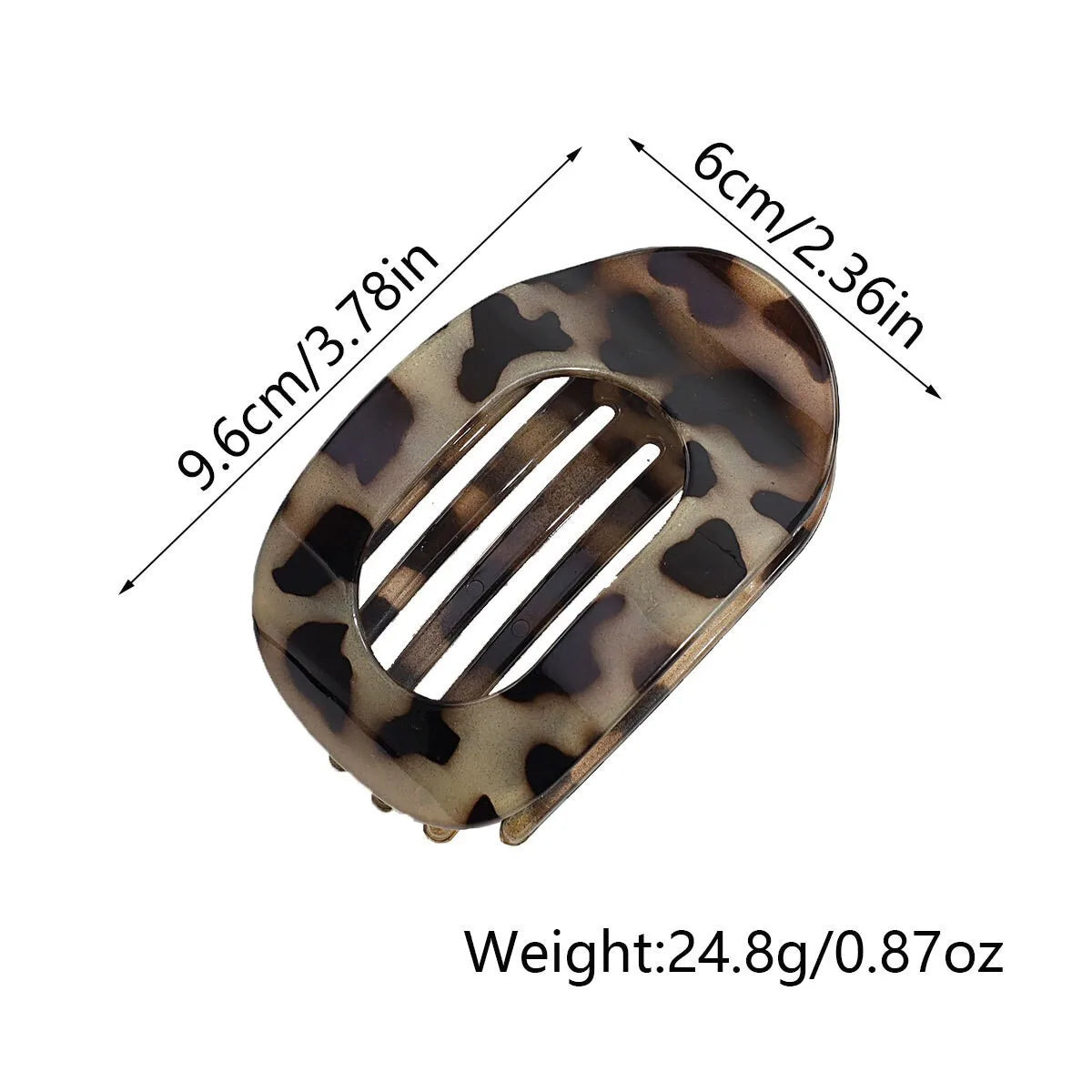 Matte ovale Haarklaue für Frauen – Sichere Frisuren und Eleganz