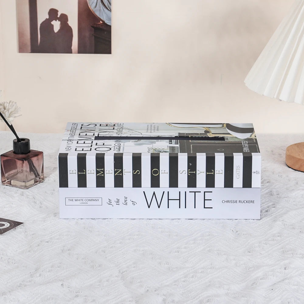 Luxus Buch Stil Tissue Box Serviettenhalter Papierbox für Tisch Dekor
