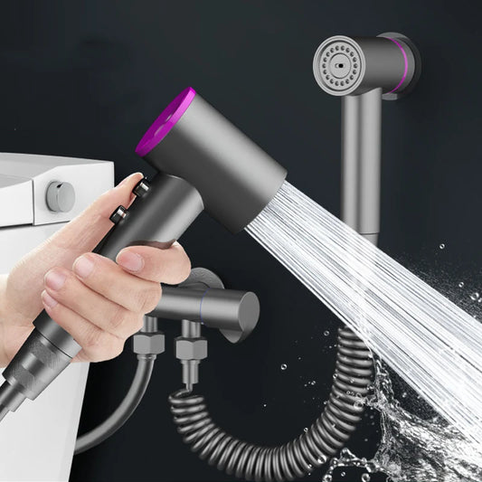 Handheld Bidet Sprayer Set 2 Modus Badezimmer Spritzpistole Wandmontage
