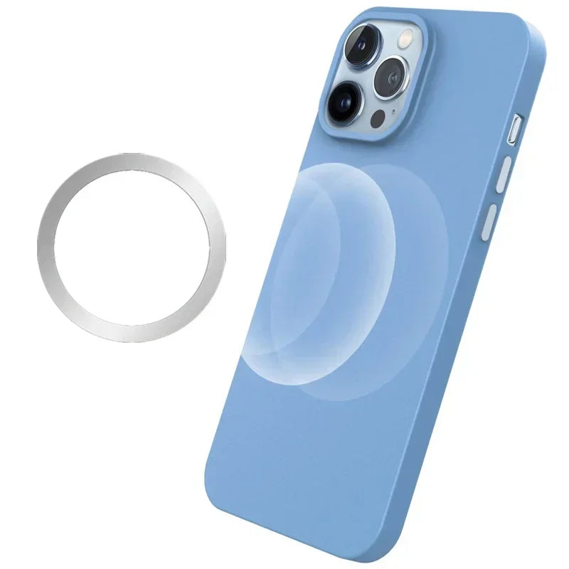 Universal Edelstahl Magnetplatte für kabelloses Laden Handyhalter KFZ