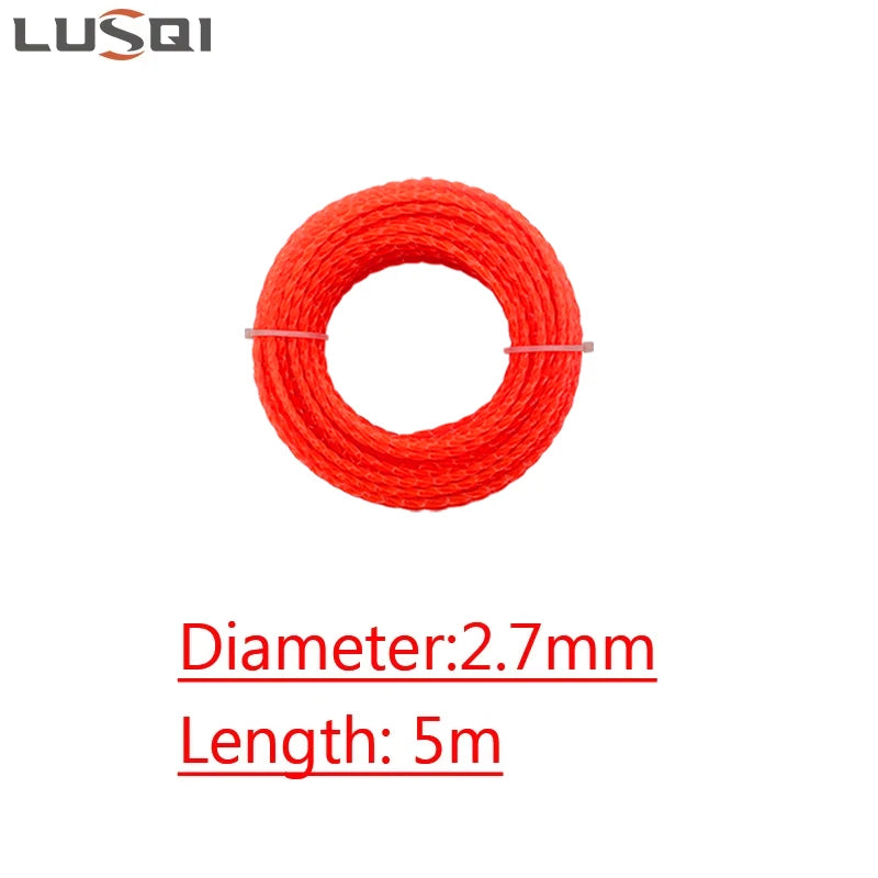 Starker Spiral-Nylon Rasentrimmerfaden für Freischneider - Rasenmäher Zubehör