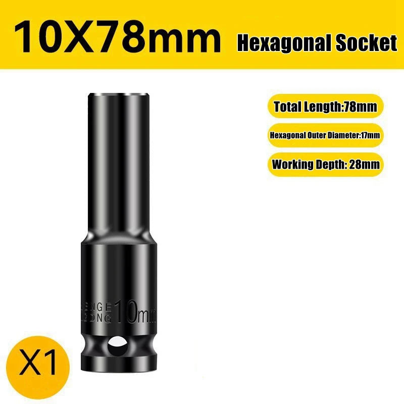 1/2" Deep Impact Steckschlüssel Satz Metrisch für Werkstatt - Kfz