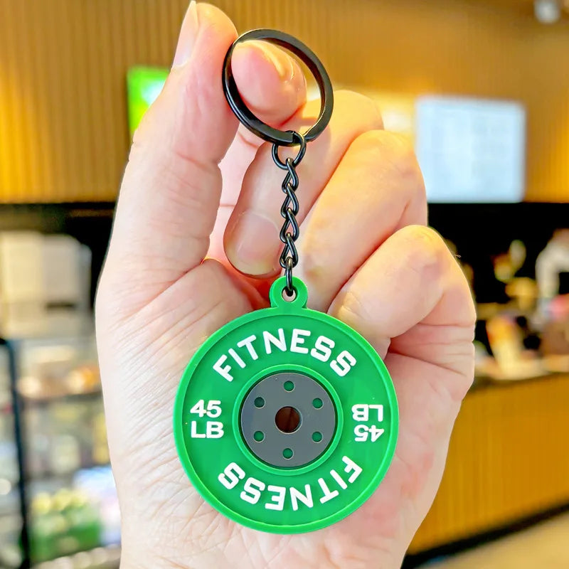 Mini Hantel Schlüsselanhänger Rucksackanhänger Fitnessstudio Geschenk