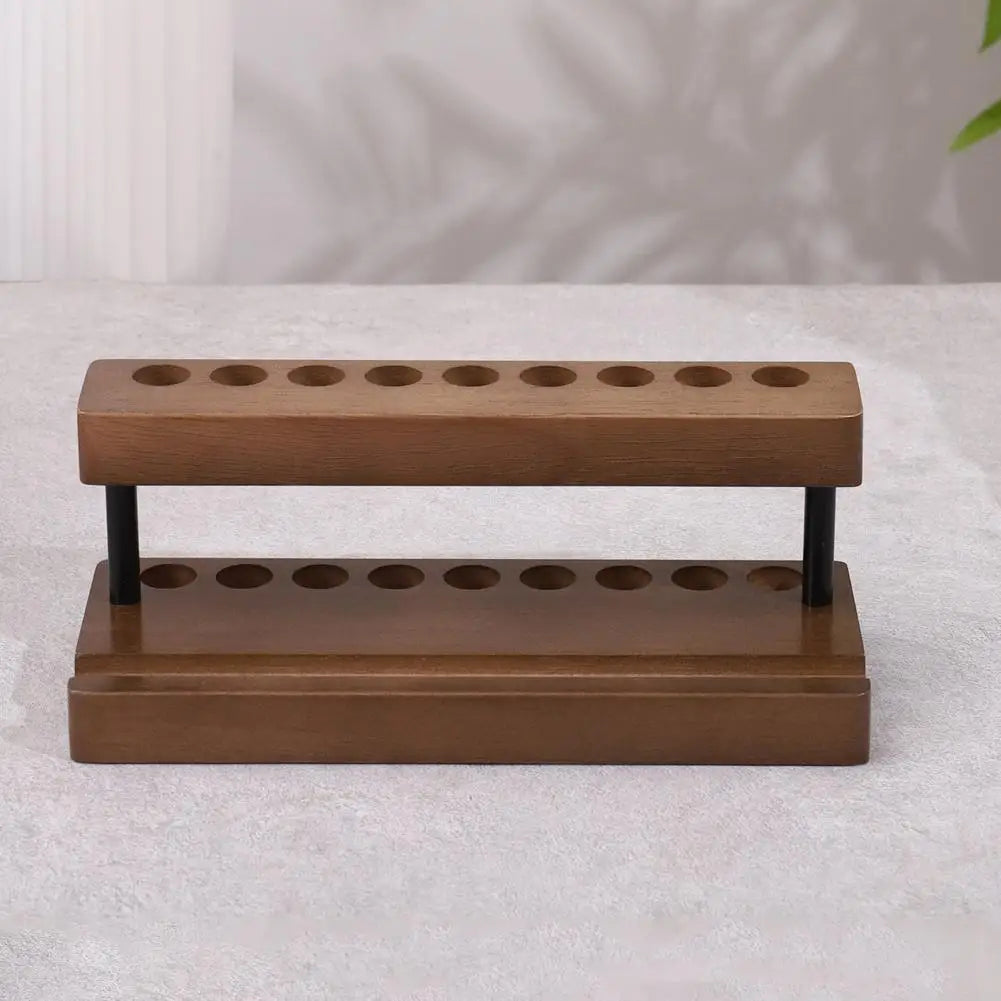 Moderner Schreibtisch Stiftständer aus Holz mit 9 Fächern-Yabubestshop