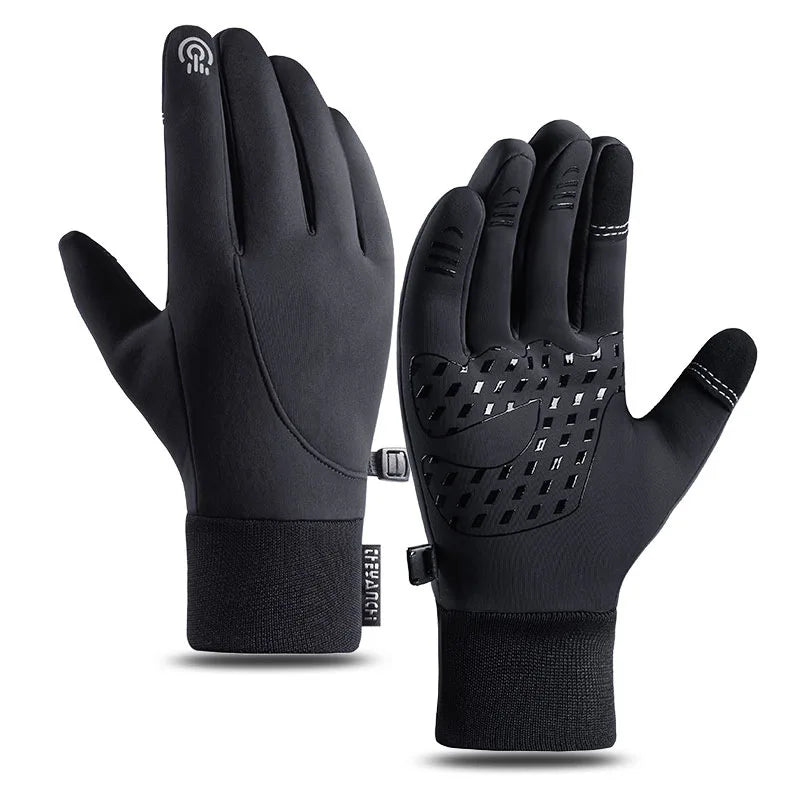 Winter Fahrradhandschuhe Rutschfest Warm Touchscreen Winddicht M L XL