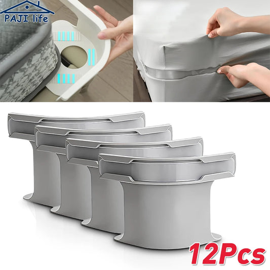 4er-Pack Bettlakenhalter – Rutschfeste Matratzen-Eckgurte, universell