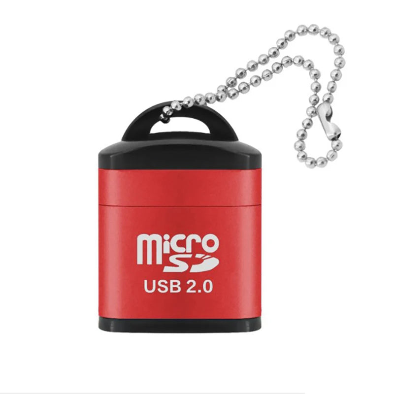 Kompakter USB 2.0 Micro SD Kartenleser für einfachen Datentransfer