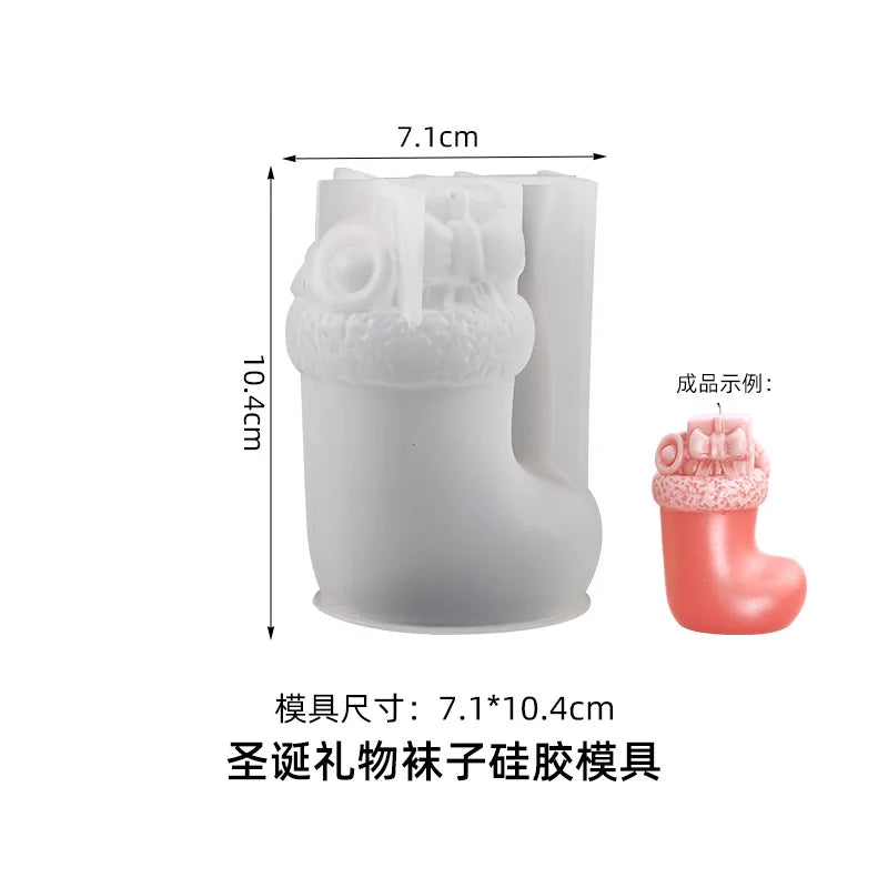 3D Weihnachtsbaum Silikonform für kreative DIY Kerzen und Dekorationen