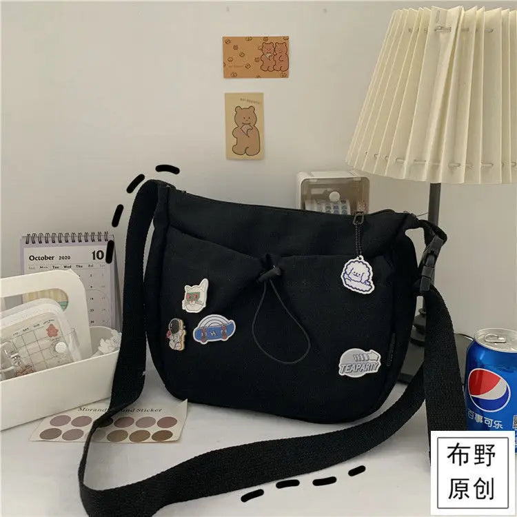 Stylische Leinwand Umhängetasche – Große Kapazität, leichter Komfort - sicherer Verschluss