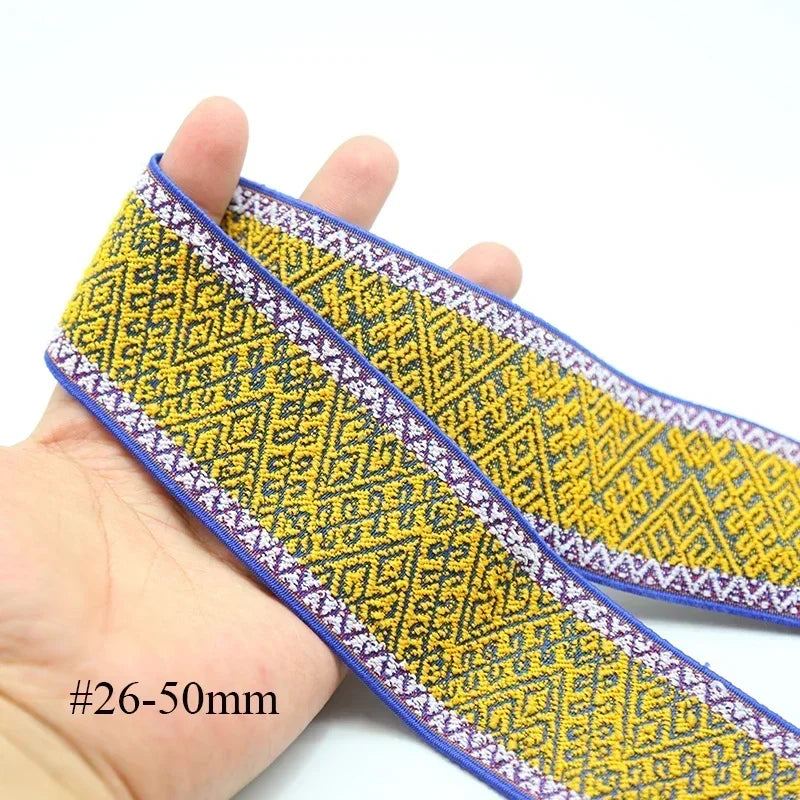 Elastisches Jacquard Gurtband für Kleidung und Nähprojekte