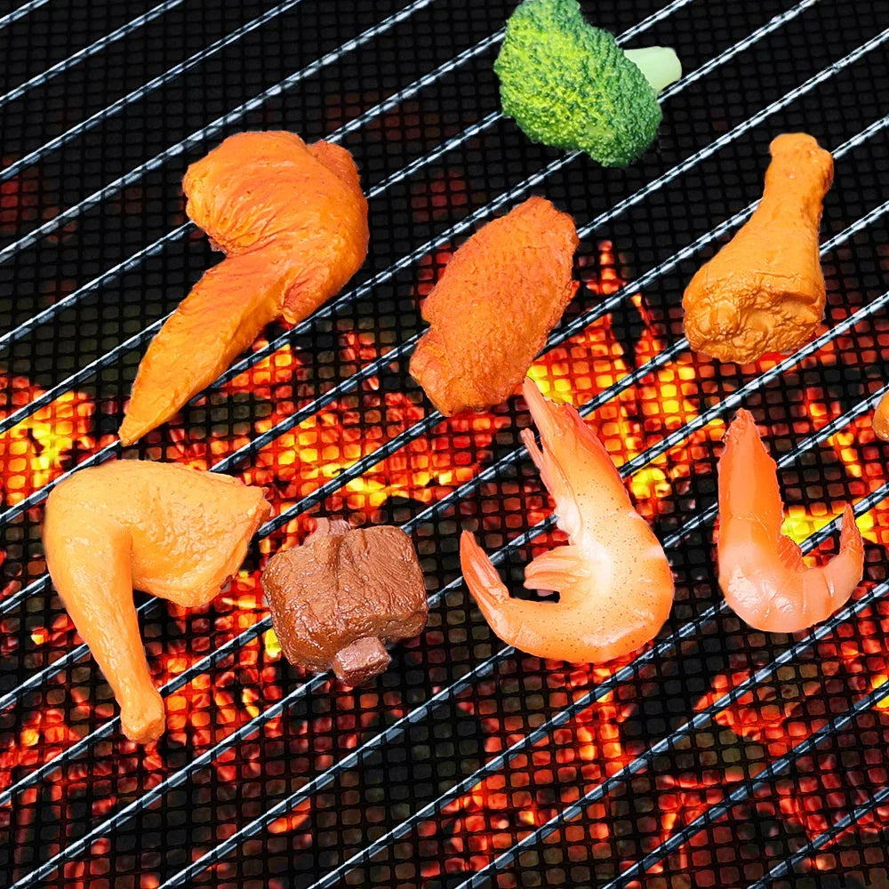Hochtemperaturbeständiges Grillnetz, wiederverwendbar und leicht zu reinigen