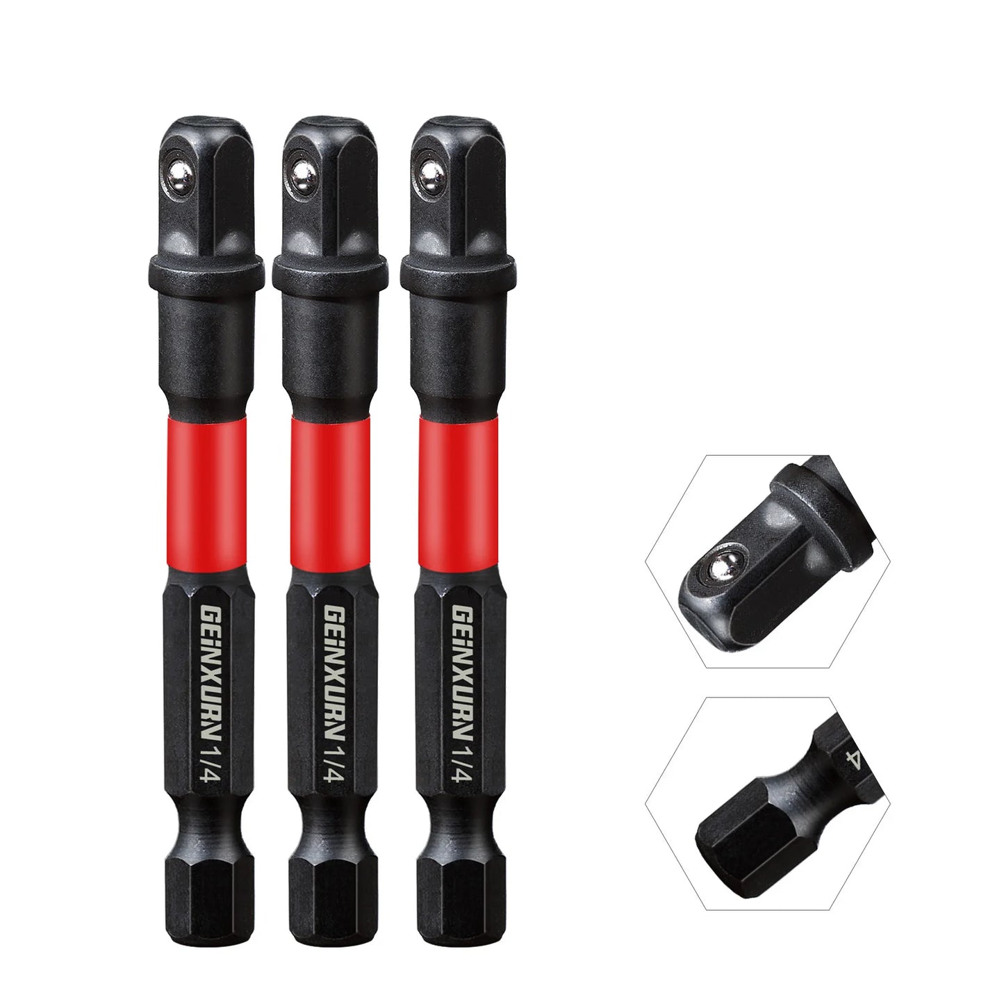 1/4 Zoll Schlagschrauber Adapter Set für Bohrmaschinen – Drehmoment Verlängerung