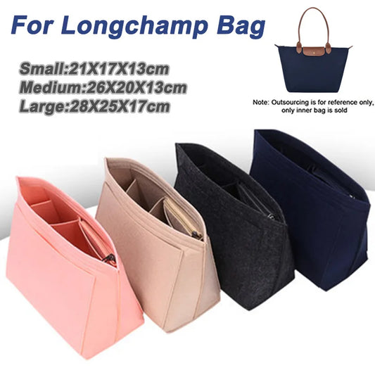 Filz-Einsatztasche als praktischer Organizer für Handtaschen und Reisen - Yabubest - Home & More