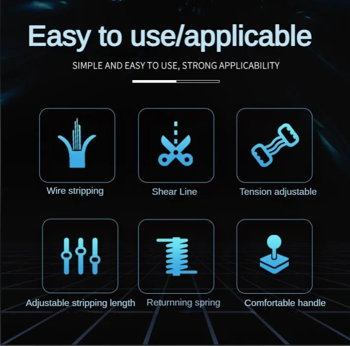 Multifunktions Abisolierzange & Drahtschneider für Elektriker