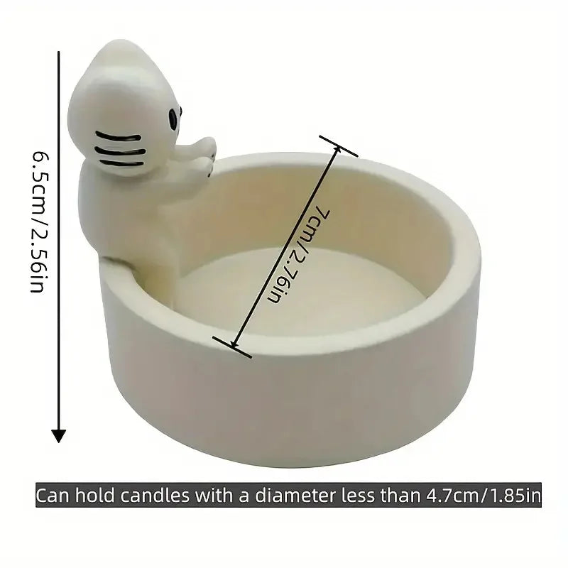 Kerzenhalter Katze Harz aromatherapie kreative Dekoration Haus Hof