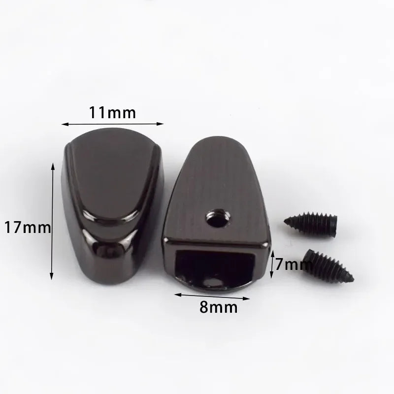 50 Metall Reissverschluss Stopper Clips DIY Zubehör für Taschen Kleidung