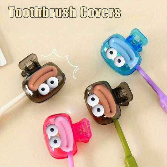 Tragbare Mini Zahnbürstenkopf Schutzabdeckungen für Reisen und Camping-Yabubest - Home & More