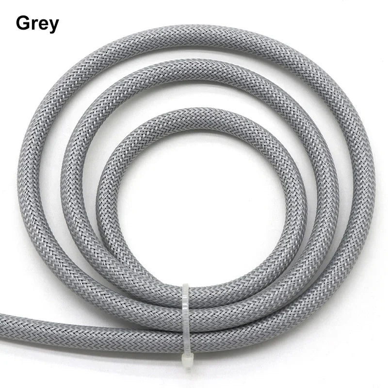 6mm PET Geflechtschlauch – Isolierter Kabel Schutz für Drähte - Bündelung