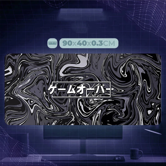 Gaming Mauspad Schreibtischunterlage – Strata Linien Design für PC & Laptop