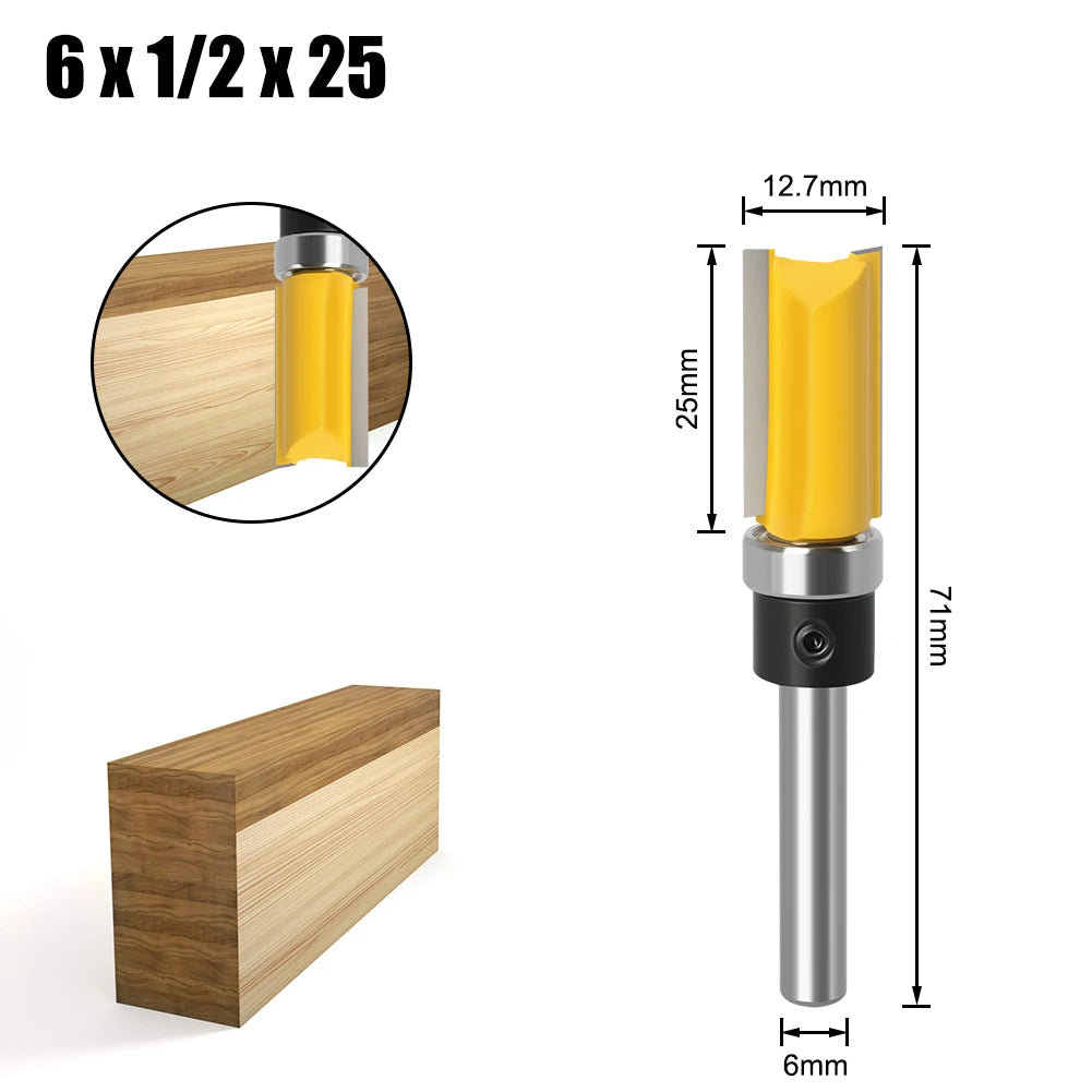 Präziser Schaftfräser für saubere Kanten in der Holzbearbeitung