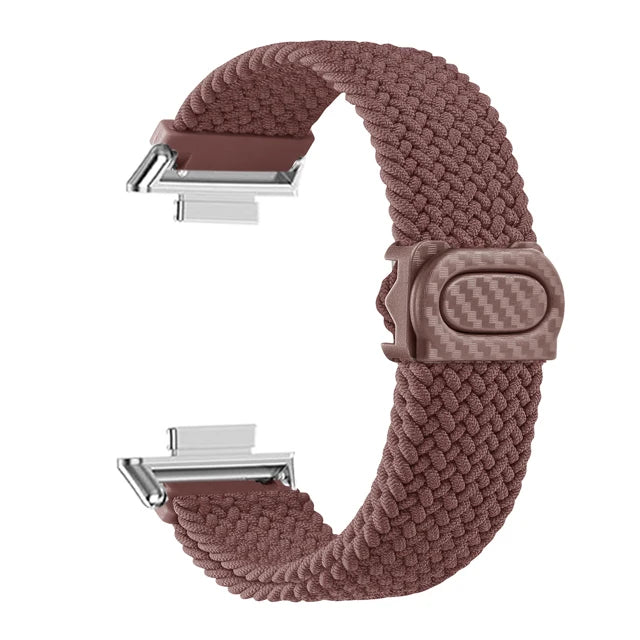 Sportlich - Robust: Geflochtenes Nylonarmband für Huawei Watch Fit 2 Komfort