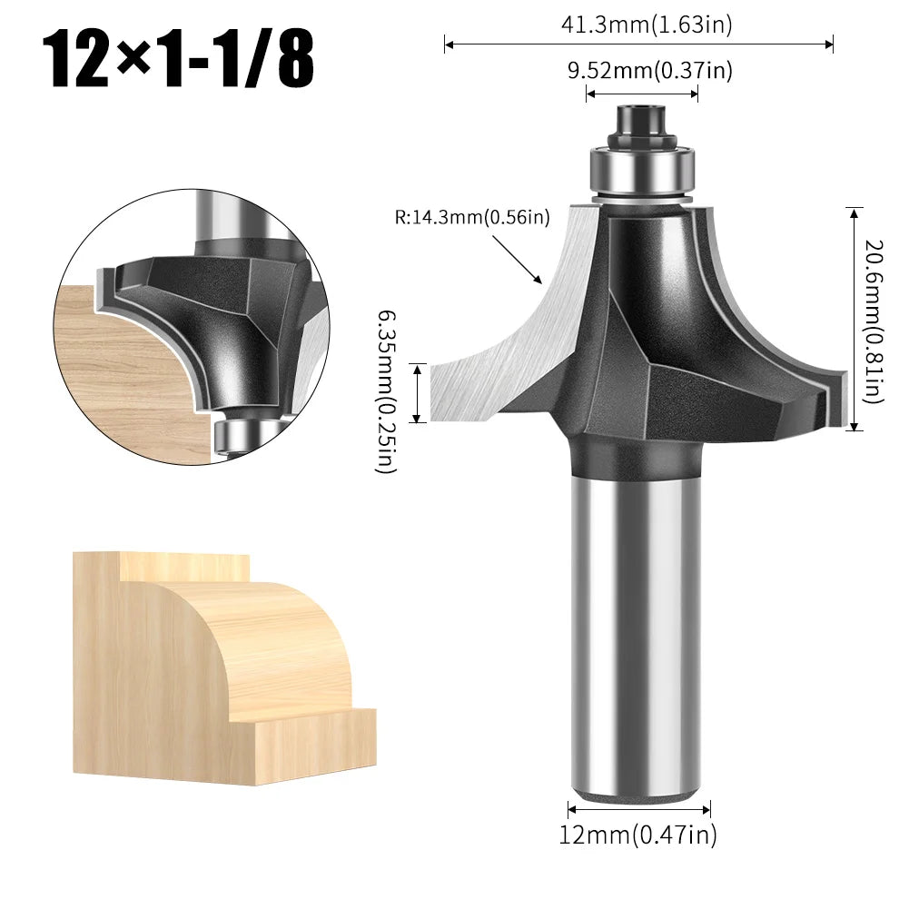 6/12mm Schaft Nut Schneiden Linie Router Bit für Holzbearbeitung