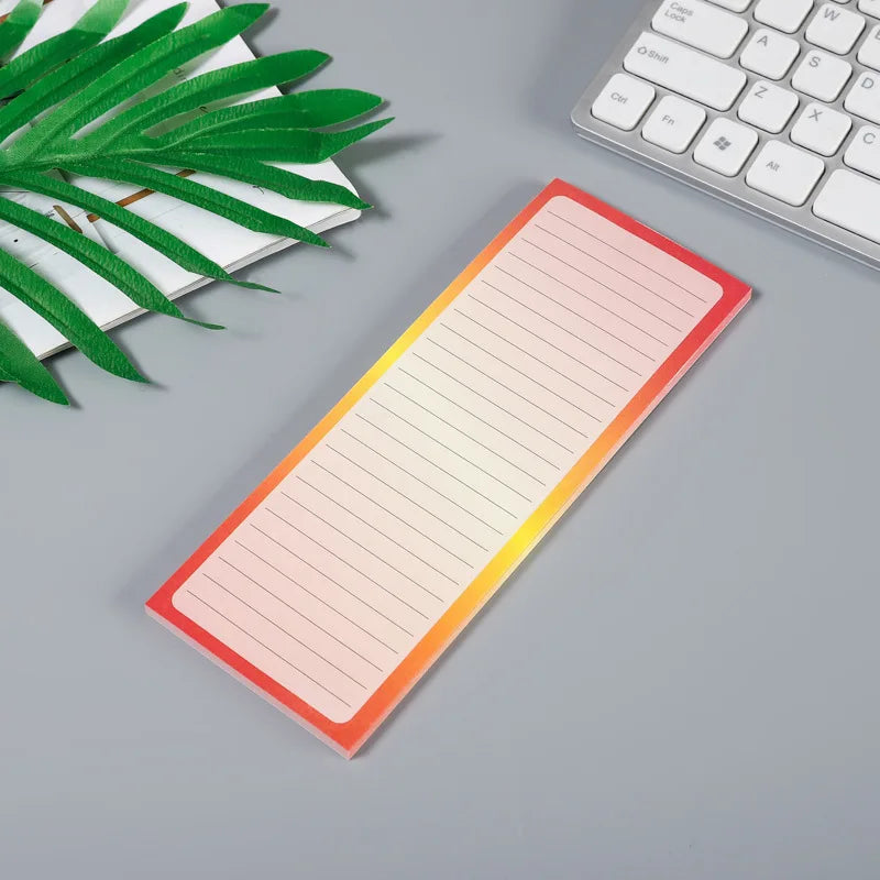 Magnetische Kühlschrank-Notizblöcke 50 Blatt To-Do Liste Farbverlauf